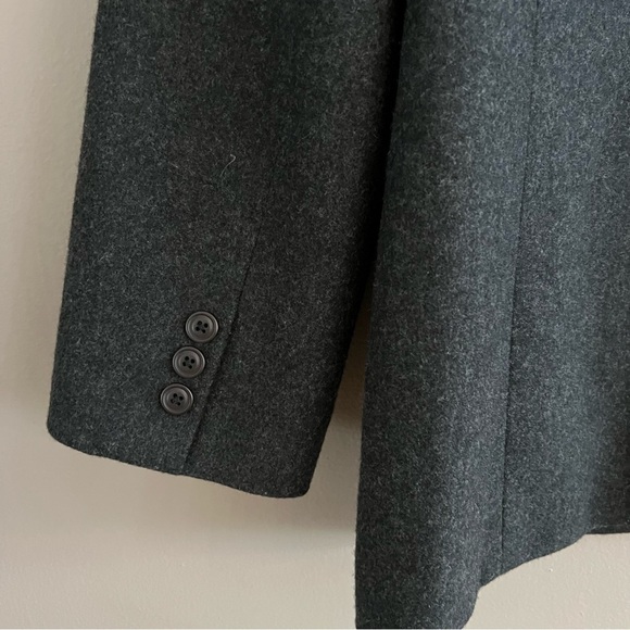 Eddie Bauer Womens Wool Blend Blazer Jacket 3-Button Fully Lined Gray Sz XL - Picture 9 of 15